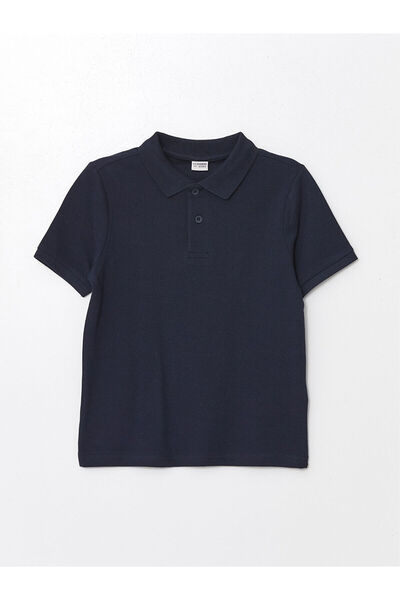 LC Waikiki Vizyon New Season Polo Neck Short Sleeve Basic Boys' T-Shirt