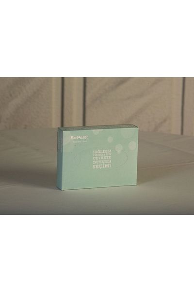 ÇABUKLAR Pharmacy Bag Bio Boxed Small Size (15X25 cm) - 100 Pieces