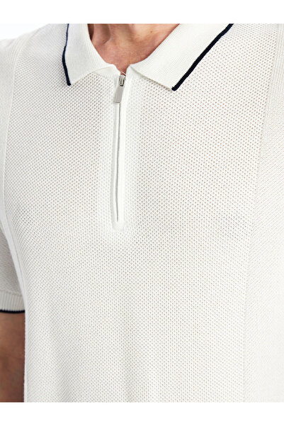 LC Waikiki Ανδρικό μπλουζάκι με κοντό μανίκι πόλο με υφή