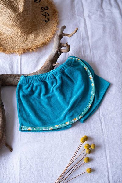 meva |   100% Cotton |   Curl |   Child |   Sort Skirt |   11-12 Years |   Turquoise