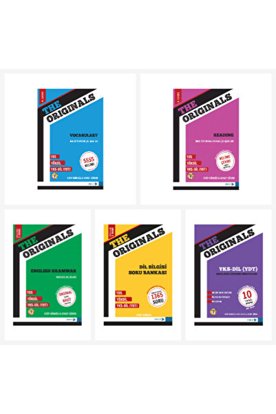Vizetek Yayıncılık Ydt (yks-dil) Ingilizce Sınav Hazırlık Seti - 5 Kitap