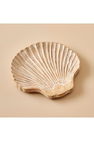 Bella Maison Διακοσμητικό πιάτο Oyster Mango Tree Natural (30X2,5X20 CM)