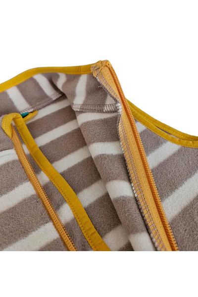 JO&JUKE Cream Colored Cotton Fleece Vest