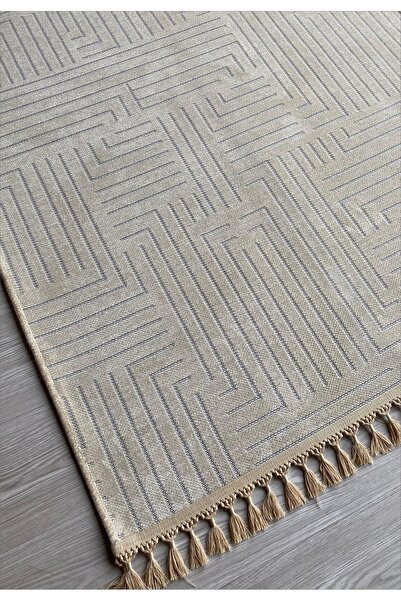 Just Arte Modern Bohem Kilim Balköpüğü Salon Halısı Makinada Yıkanabilir Mutf...