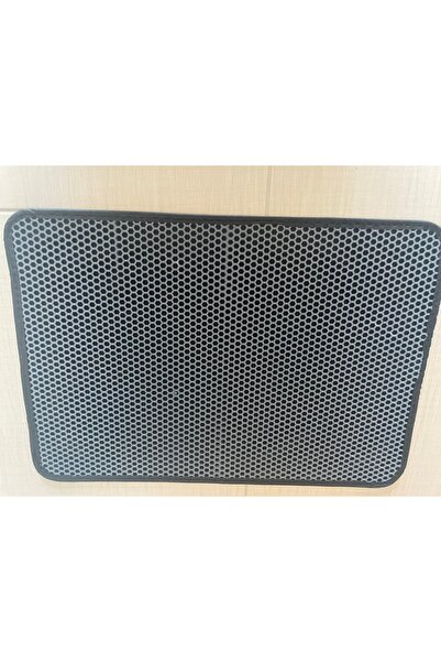 CMT Kedi Tuvalet Önü Kumu Paspası Elekli Petek Görüntülü Gri Renk 58*40 cm