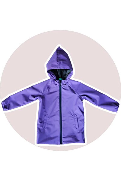 JO&JUKE سترة المطر الأرجوانية