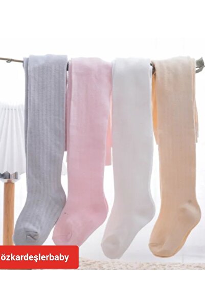 ÖZKARDEŞLER BABY مجموعة من 4 جوارب كيلوت للأطفال والرضع