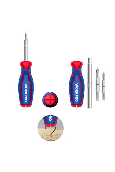 Genel Markalar WP221046 6-IN-1 Profesyonel Çok Fonksiyonlu Değişken Uçlu Torn...