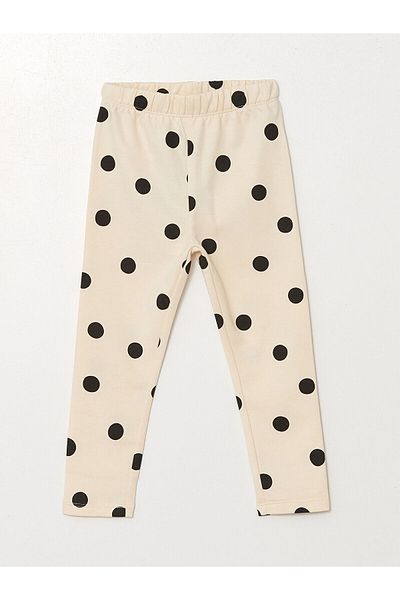 LC Waikiki Lcw Elastic Waist Polka Dot Girl's Tights 2-Piece