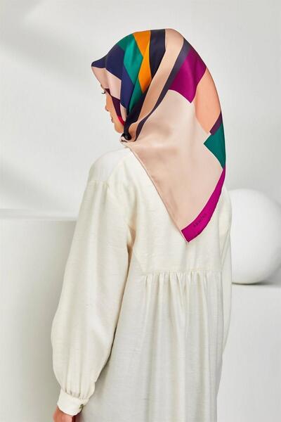 Armine Özel Nostalji Serisi Twill Ipek Eşarp Modelleri 8301d-84