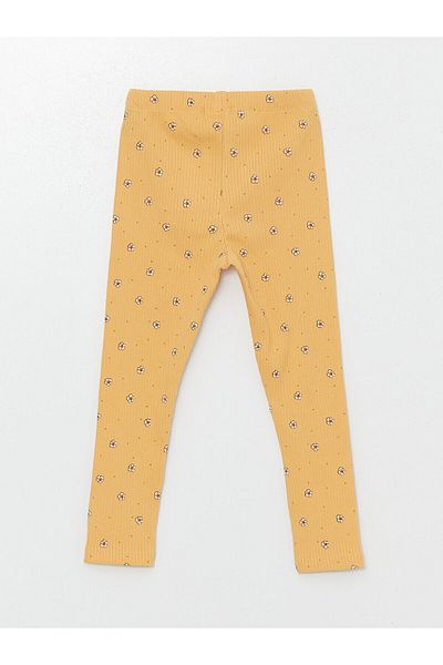 LC Waikiki Lcwk Elastic Waist Floral Baby Girl Leggings