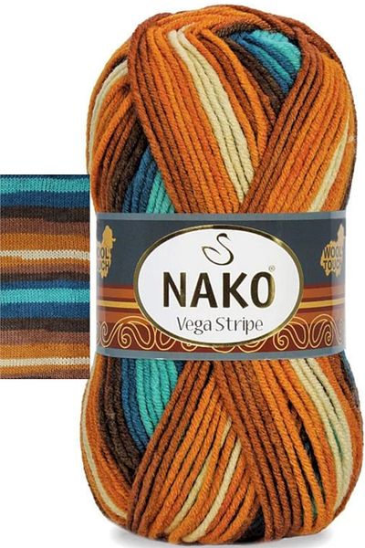 NAKO Βελόνα Vega Stripe Εμπρουλιωτή 83601