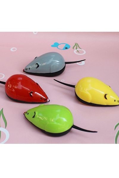 ORDAS Single Pull and Drop Cat Mouse Toy - Cat Sensation and Reflex Development