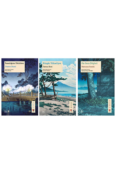 İthaki Yayınları Efsane Japon Klasikleri Seti/ İnsanlığımı Yitirirken+Rüzgar Yükseliyor+On Gece Düşleri