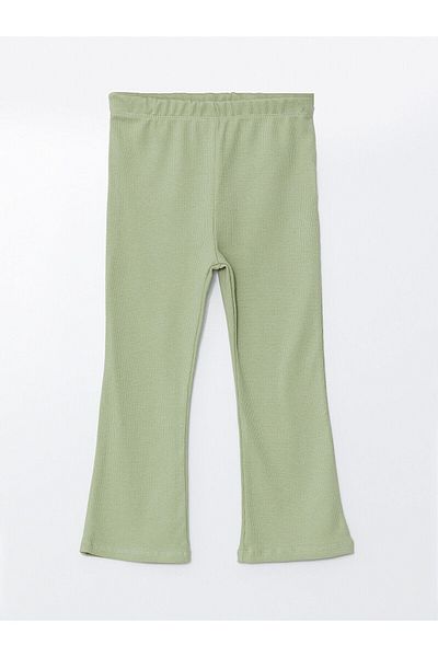 LC Waikiki Lcwk Elastic Waist Basic Flared Leg Baby Girl Leggings