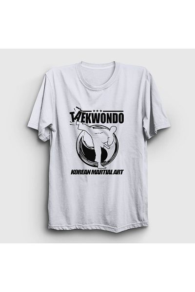 Presmono Μπλουζάκι Unisex White Kick Taekwondo Ufc Mma Taekwondo 497911 ττ