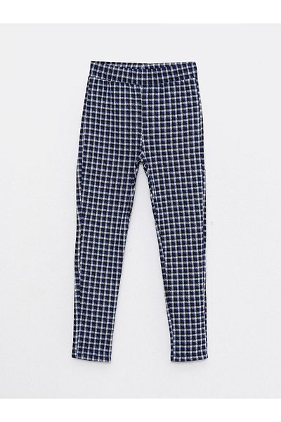LC Waikiki Lcw elasztikus derék kockás lány leggings