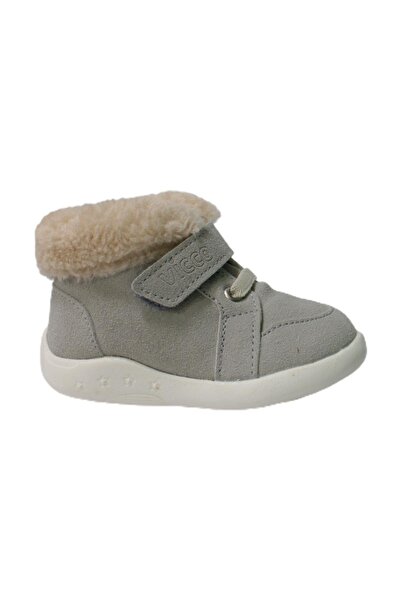 Vicco Tinky Furry First Step Boots Gray