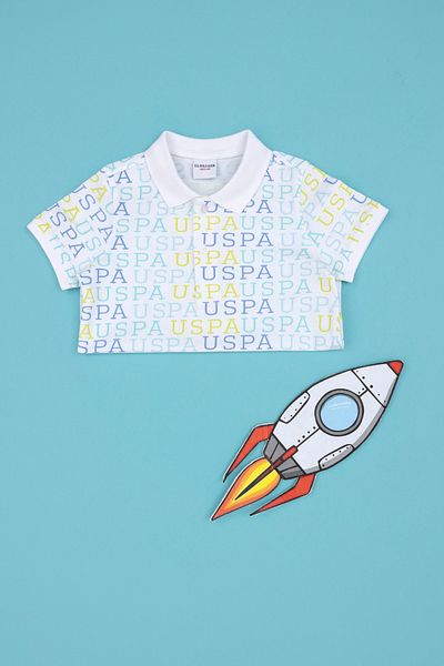 U.S. Polo Assn. Μπλουζάκι με λευκό πόλο για αγόρι 50284798 -VR013