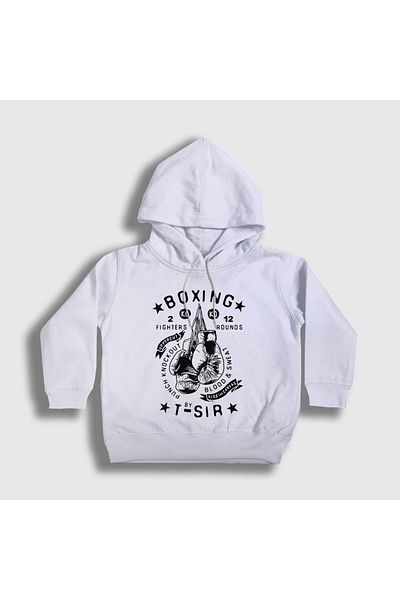 Presmono Hanorac alb unisex pentru copii - Boxing UFC MMA Gift Boxer Hoodie 496241 tt