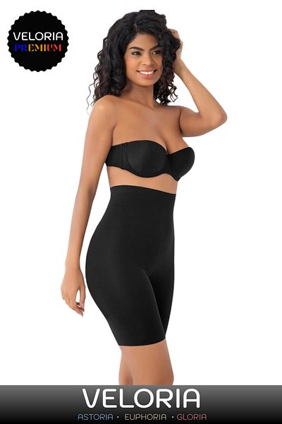 Veloria Premium Non-Marking Non-Slip Firming Gathering Women's Laser Cut High Waist Corset