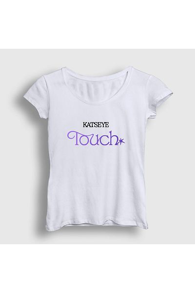 Presmono Λευκό μπλουζάκι Touch K Pop Music Katseye - Γυναικείο 499509 ττ