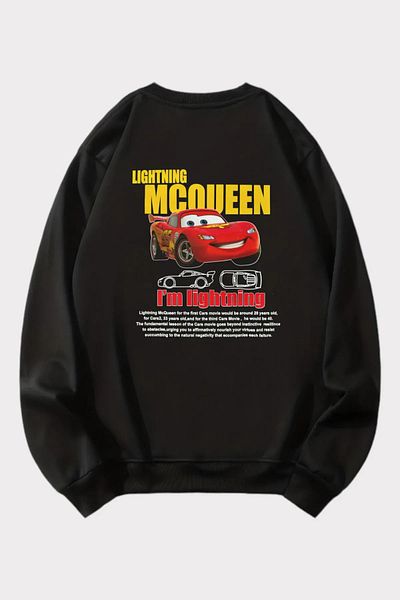 Gofeel Φούτερ με 3 νήματα Sally Car & Mcqueen Car Couple Lover