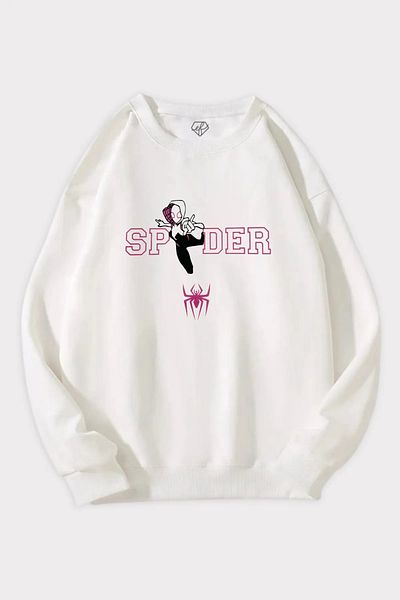 Gofeel Φούτερ με 3 κλωστές Spider & Gwen Couple Lover