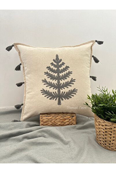 Pamuk Evim Lenjerie 43x43 Dimensiune Defne Model Decorativ Husa de Perna