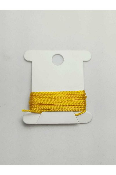 Eskişehir hobi sanat 1 Meter Yellow Rosary String - 0.6 mm