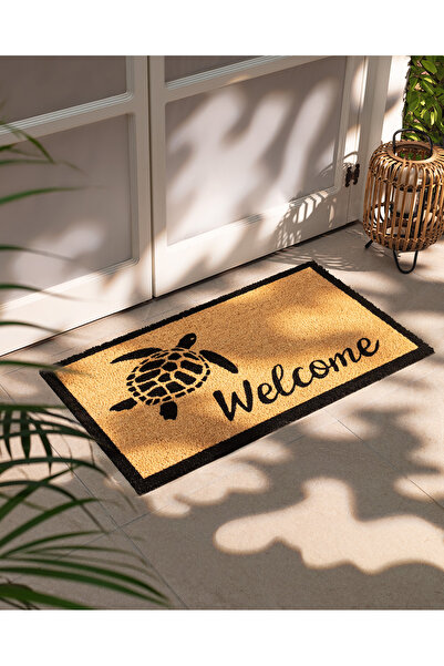 Madame Coco Montmartre Kapı Önü Paspası - Naturel - 45x75 Cm