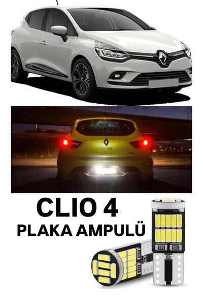 SİSA SENİSTESENAL Renault Clio 4 Led Plaka Aydınlatma Ampulü Beyaz Canbus'lu
