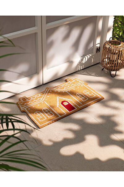 Madame Coco Bastille Kapı Önü Paspası - Naturel - 45x75 Cm