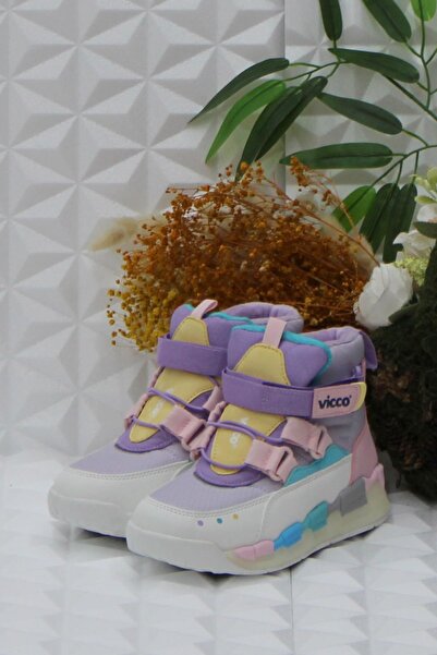 Vicco 946.F24K.426 Λευκές άνετες ελαφριές μπότες για κορίτσια