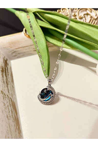 SWORDS CONCEPT Çelik Paslanmaz Gümüş Kaplama Uzay Yolu Kolye