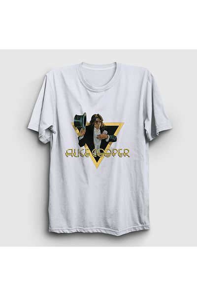 Presmono Unisex Λευκό Welcome T-Shirt Alice Cooper 500441 ττ