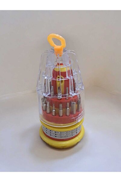 Genel Markalar KAUÇUK TUTMA SAPLI 31 PARÇA YUMURTA TORNAVİDA SETİ