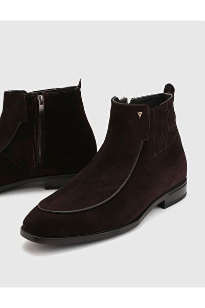 İLVİ Sancho Hakiki Süet Deri Erkek Kahverengi Bot
