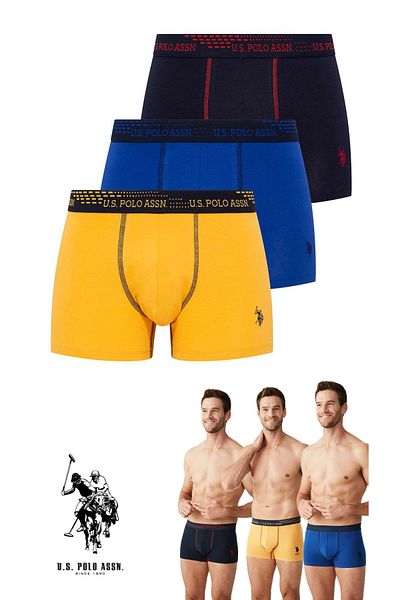 U.S. Polo Assn. Ανδρικό πολύχρωμο Nova 3-pack Boxer - MER.8.O.D.E.D.92.US.1.P7.L/8.