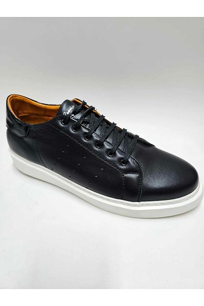 Luis Figo Genuine Leather - Black Eva Sole Casual Men's Shoes (45-46...)