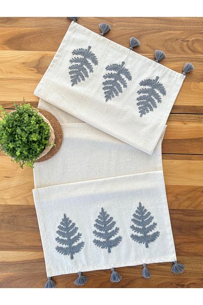 Pamuk Evim 45X120 Linen Laurel Model Runner