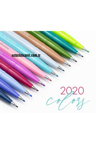 Pentel Brush Sign Pen Touch Pale Pink