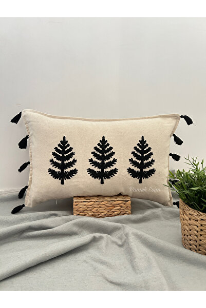 Pamuk Evim Lenjerie 35x55 Dimensiune Defne Model Decorativ Husa de Perna