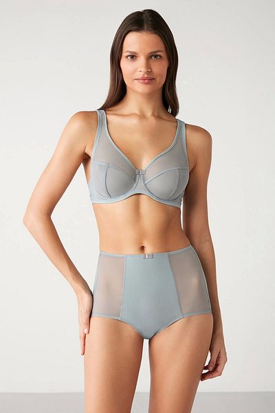 Kom Bianca Piping Bra - Gray