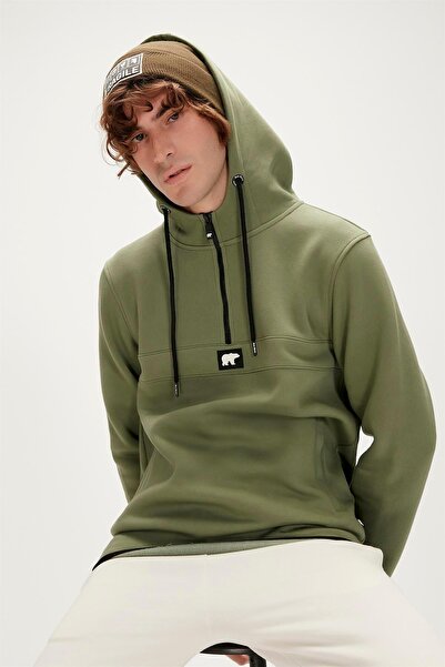 Bad Bear Defence Half-zip Hoodie Erkek Sweatshirt