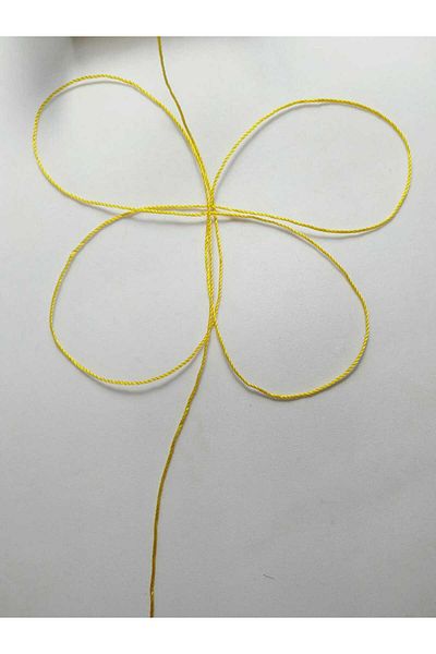 Eskişehir hobi sanat 25 Meters Yellow Rosary String - 0.8 mm