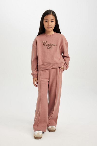 DeFacto Mädchen – Jogginghose mit weitem Bein und elastischem Bund D3974a824wn