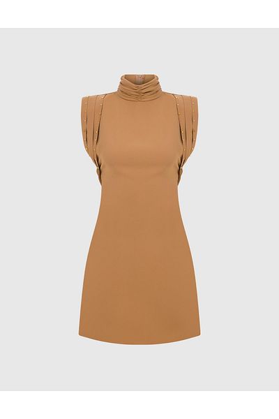 İLVİ Porta Women's Beige Dress