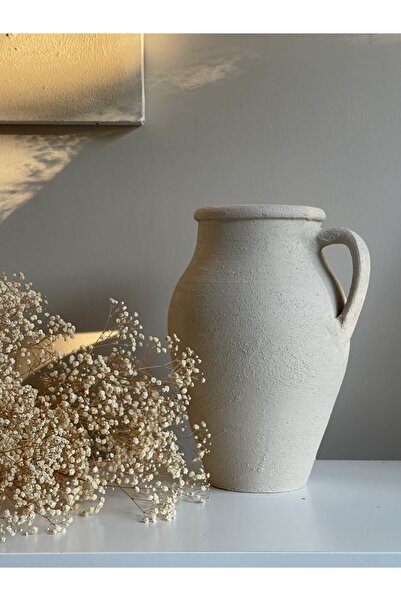 Allegorie.Co Limera Textured and Matte Single Handle Vase