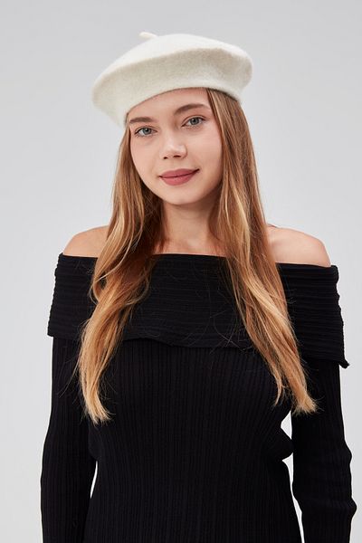 derikem Cap Women's Artist Painter Cap Classic French Beret Fashion Artist Cap Beret Felt French Hat
